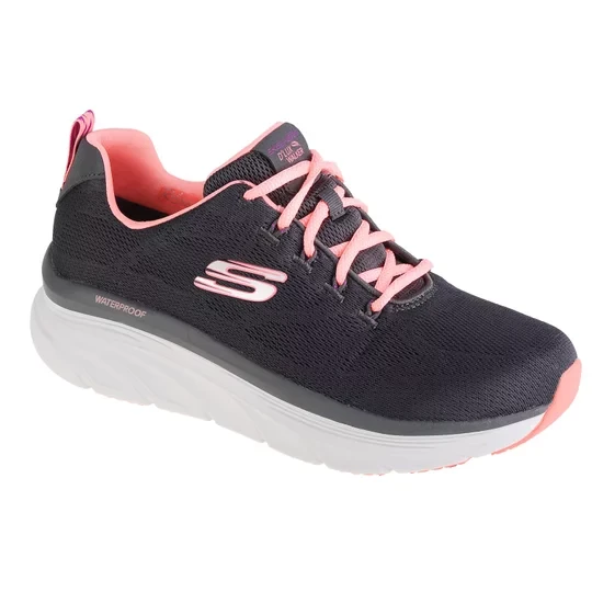 Zdjęcie produktu Skechers D' Lux Walker Get Oasis 149810-CCCL, Damskie, Szare, buty sneakers, tkanina, rozmiar: 36