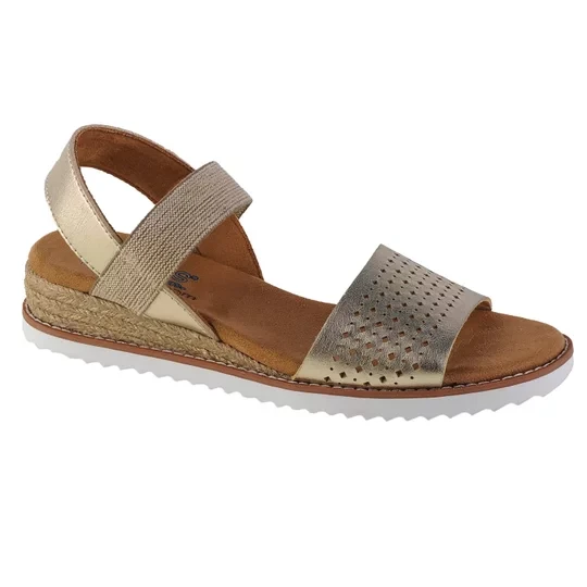 Zdjęcie produktu Skechers Desert Kiss 113557-CHMP, Damskie, Złote, sandały, syntetyk, rozmiar: 36