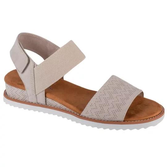 Zdjęcie produktu Skechers Desert Kiss 31440-OFWT, Damskie, Szare, sandały, syntetyk, rozmiar: 36