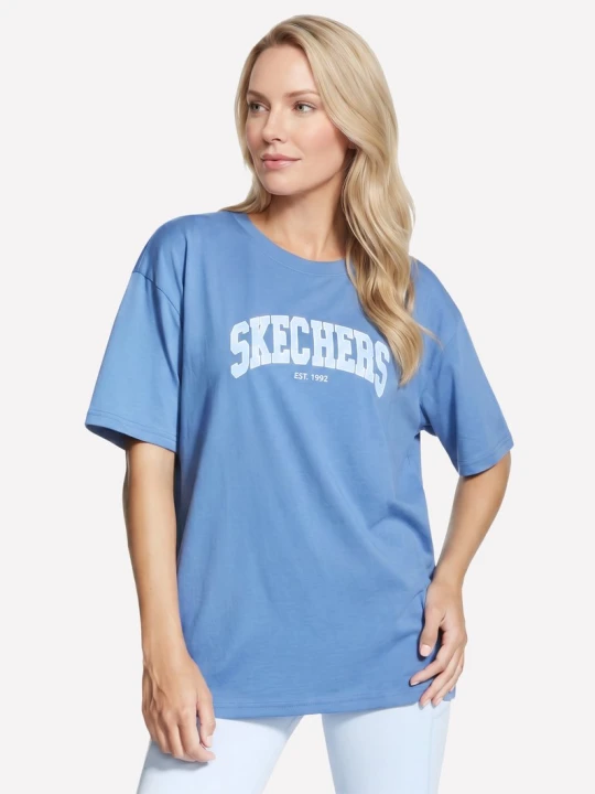 Zdjęcie produktu Skechers Destination krótkie Sleeve koszulka - Poseidon