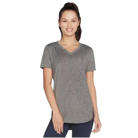 Zdjęcie produktu Skechers Diamond Blissful Tunic Tee W1TS336-BLK, Damskie, Czarne, t-shirty, bawełna, rozmiar: XS