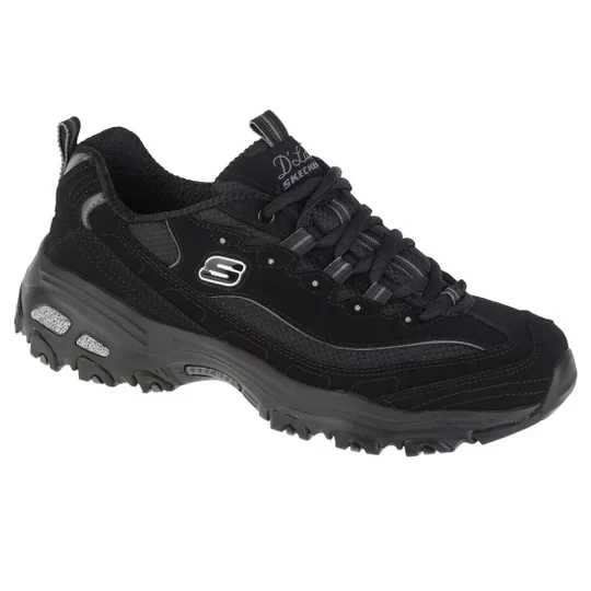 Zdjęcie produktu Skechers D'Lites - Biggest Fan 11930-BBK, Damskie, Czarne, buty sneakers, nubuk, rozmiar: 35