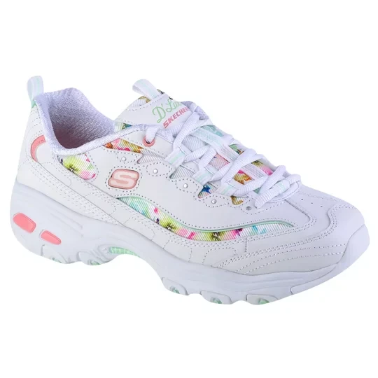 Zdjęcie produktu Skechers D'Lites-Blooming Fields 149794-WMLT, Damskie, Białe, buty sneakers, skóra licowa, rozmiar: 36
