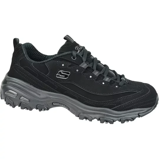 Zdjęcie produktu Skechers D'Lites-Play On 11949-BBK, Damskie, Czarne, buty sneakers, nubuk, rozmiar: 35