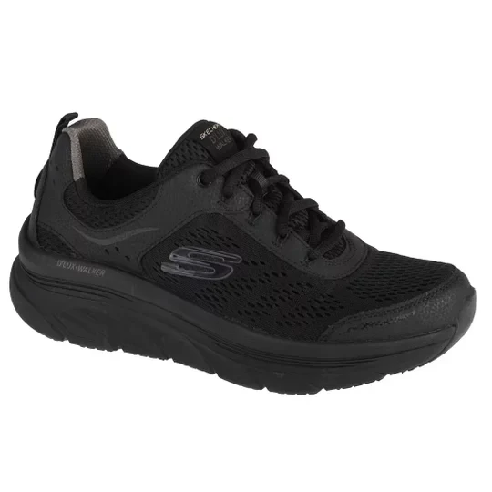 Zdjęcie produktu Skechers D'Lux Walker 232044-BBK, Męskie, Czarne, buty sneakers, tkanina, rozmiar: 40
