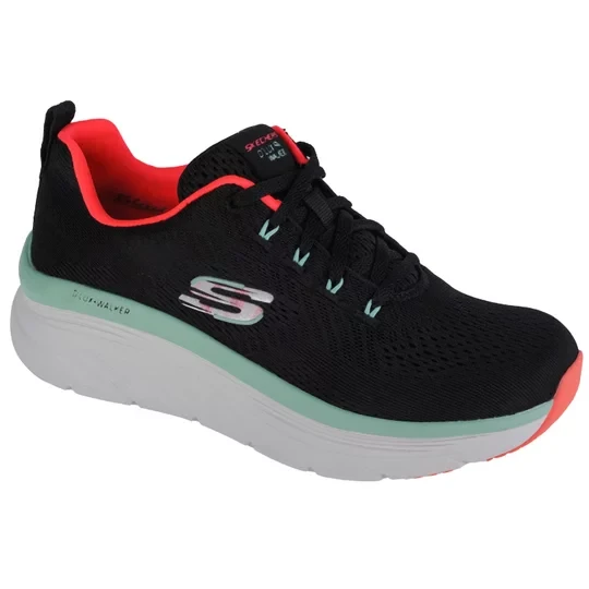 Zdjęcie produktu Skechers D'Lux Walker - Fresh Finesse 149368-BKMN, Damskie, Czarne, buty sneakers, tkanina, rozmiar: 36