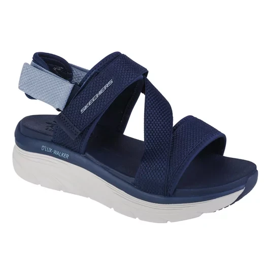 Zdjęcie produktu Skechers D'Lux Walker Kind Mind 119302-NVBL, Damskie, Granatowe, sandały, tkanina, rozmiar: 41