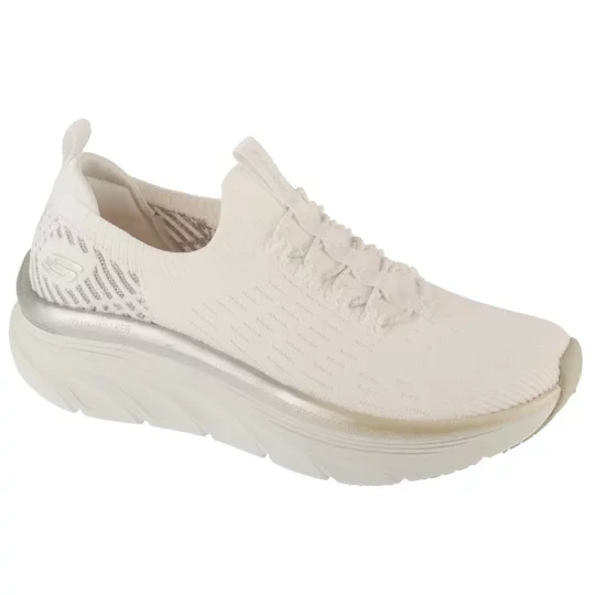 Zdjęcie produktu Skechers D'Lux Walker Let It Glow 149366-WSL, Damskie, Białe, buty sneakers, tkanina, rozmiar: 39