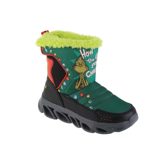 Zdjęcie produktu Skechers Dr. Seuss Hypno-Flash 3.0 Too Late To Be Good 406015L-GRMT, Dla chłopca, Zielone, buty zimowe, tkanina, rozmiar: 33