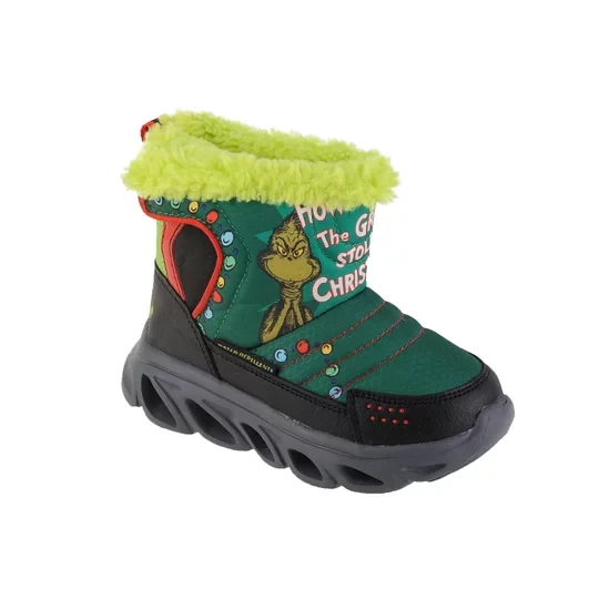 Zdjęcie produktu Skechers Dr. Seuss Hypno-Flash 3.0 Too Late To Be Good 406015N-GRMT, Dla chłopca, Zielone, buty zimowe, tkanina, rozmiar: 24