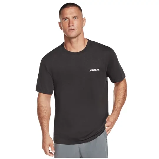 Zdjęcie produktu Skechers Dri-Release SKX Tee M1TS274-BLK, Męskie, Czarne, t-shirty, poliester, rozmiar: M