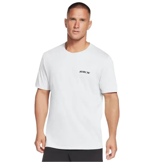 Zdjęcie produktu Skechers Dri-Release SKX Tee M1TS274-CHAR, Męskie, Szare, t-shirty, poliester, rozmiar: M