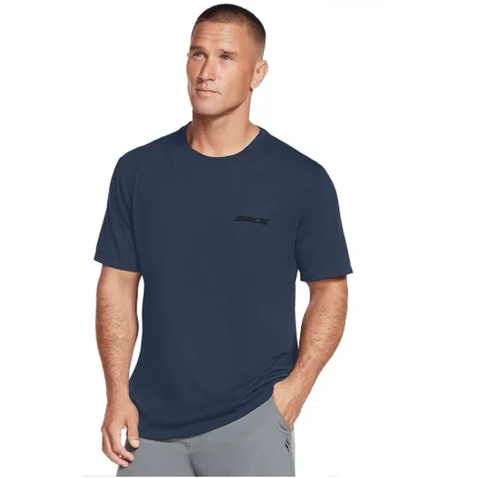 Zdjęcie produktu Skechers Dri-Release SKX Tee M1TS274-NVY, Męskie, Granatowe, t-shirty, poliester, rozmiar: M