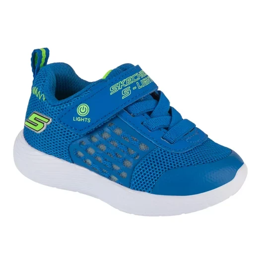 Zdjęcie produktu Skechers Dyna-Lights K 90740N-BLLM, Dla chłopca, Niebieskie, buty sneakers, przewiewna siateczka, rozmiar: 21
