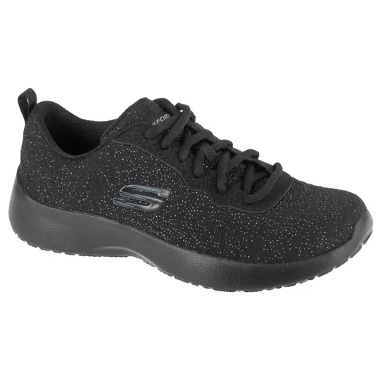 Zdjęcie produktu Skechers Dynamight 12149-BBK, Damskie, Czarne, buty treningowe, przewiewna siateczka, rozmiar: 39
