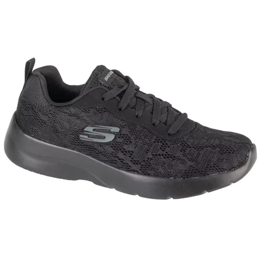 Zdjęcie produktu Skechers Dynamight 2.0 - Homespun 12963-BBK, Damskie, Czarne, buty sneakers, przewiewna siateczka, rozmiar: 36