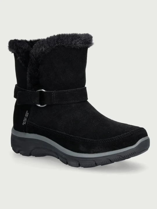 Zdjęcie produktu Skechers EASY GOING-DREAMERS LUXE VIBE śniegowce damskie zamszowe czarny