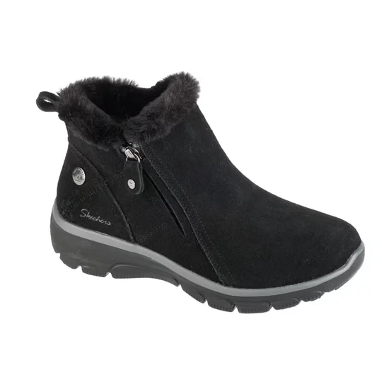 Zdjęcie produktu Skechers Easy Going - High Zip 2 168042-BBK, Damskie, Czarne, buty zimowe, skóra zamszowa, rozmiar: 37