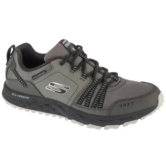 Zdjęcie produktu Skechers Escape Plan 51591-CCBK, Męskie, Szare, buty trekkingowe, skóra licowa, rozmiar: 41