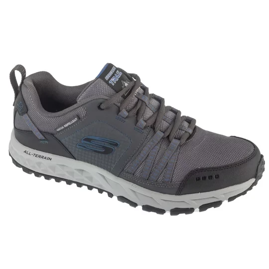 Zdjęcie produktu Skechers Escape Plan 51591-CCBL, Męskie, Szare, buty trekkingowe, skóra licowa, rozmiar: 41