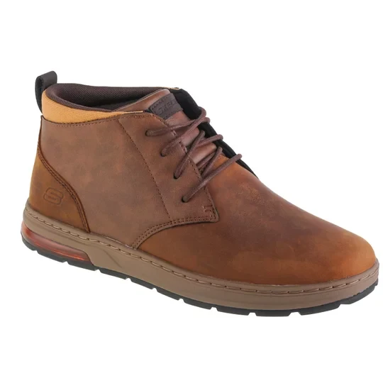 Zdjęcie produktu Skechers Evenston - Renli 210141-CDB, Męskie, Brązowe, trzewiki, skóra zamszowa, rozmiar: 43