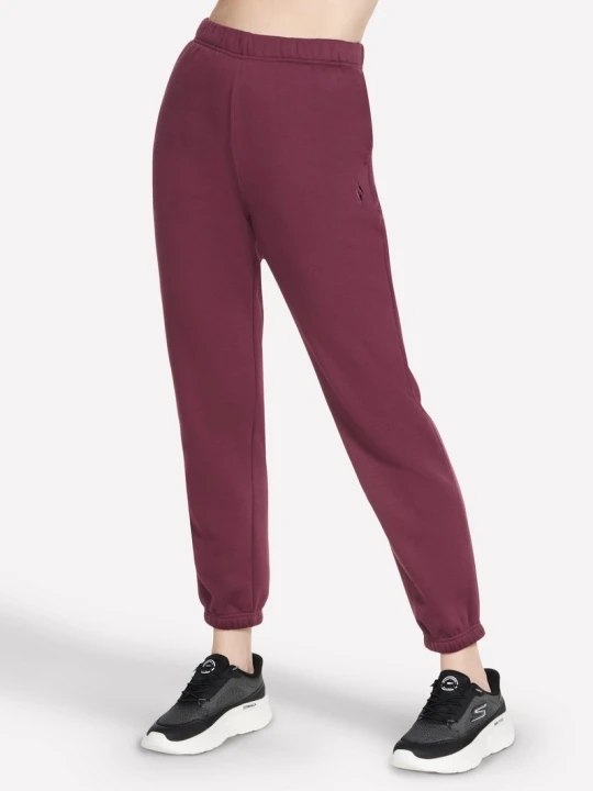 Zdjęcie produktu Skechers Fleece joggery - Burgund / Rozowy