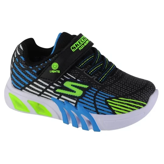 Zdjęcie produktu Skechers Flex-Glow Elite 400135N-BBLM, Dla chłopca, Czarne, buty sneakers, syntetyk, rozmiar: 21
