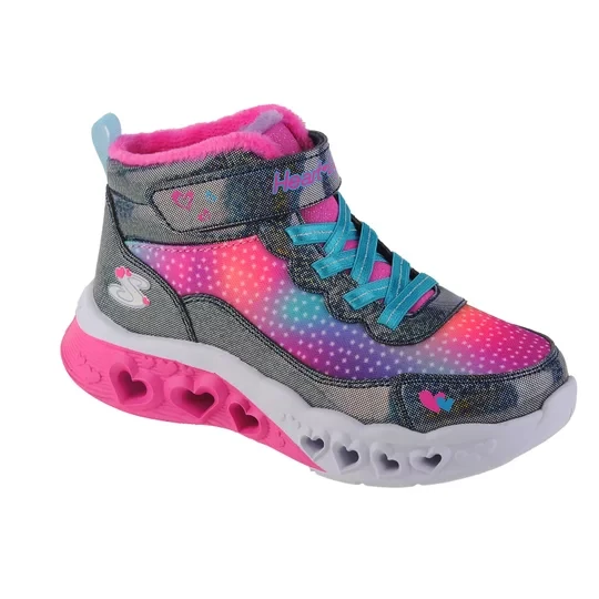 Zdjęcie produktu Skechers Flutter Heart Lights - Simple Amor 302677L-NVMT, Dla dziewczynki, Granatowe, buty zimowe, tkanina, rozmiar: 29