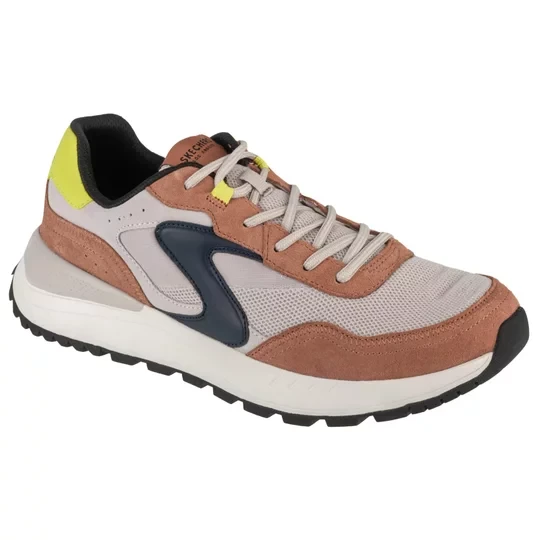 Zdjęcie produktu Skechers Fury - Fury Lace Low 183265-NTGY, Męskie, Pomarańczowe, buty sneakers, przewiewna siateczka, rozmiar: 45