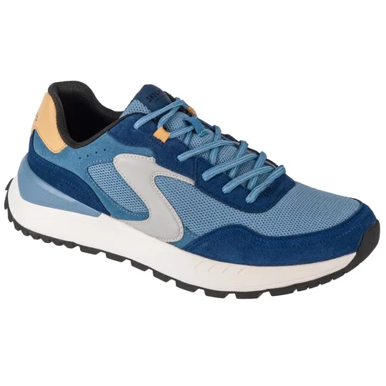 Zdjęcie produktu Skechers Fury - Fury Lace Low 183265-NVBL, Męskie, Niebieskie, buty sneakers, przewiewna siateczka, rozmiar: 41