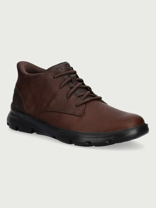 Zdjęcie produktu Skechers GARZA-RIDLEY sneakersy męskie skórzane brązowy