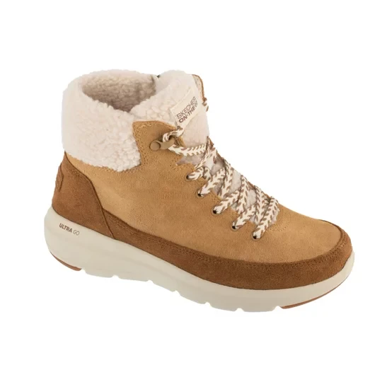 Zdjęcie produktu Skechers Glacial Ultra - Autumn Days 144206-CSNT, Damskie, Brązowe, buty zimowe, skóra zamszowa, rozmiar: 36