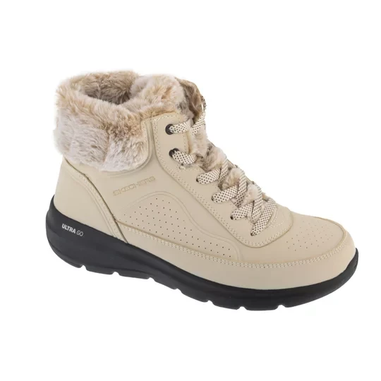 Zdjęcie produktu Skechers Glacial Ultra - Mountain Muse 144199-NTBK, Damskie, Beżowe, buty zimowe, skóra syntetyczna, rozmiar: 36