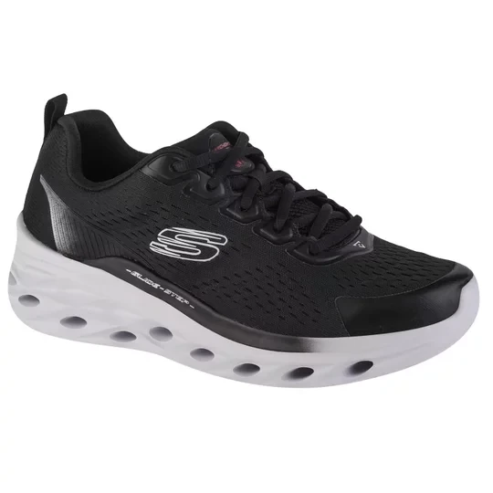 Zdjęcie produktu Skechers Glide Step Swift - Frayment 232634-BKW, Męskie, Czarne, buty do biegania, tkanina, rozmiar: 42