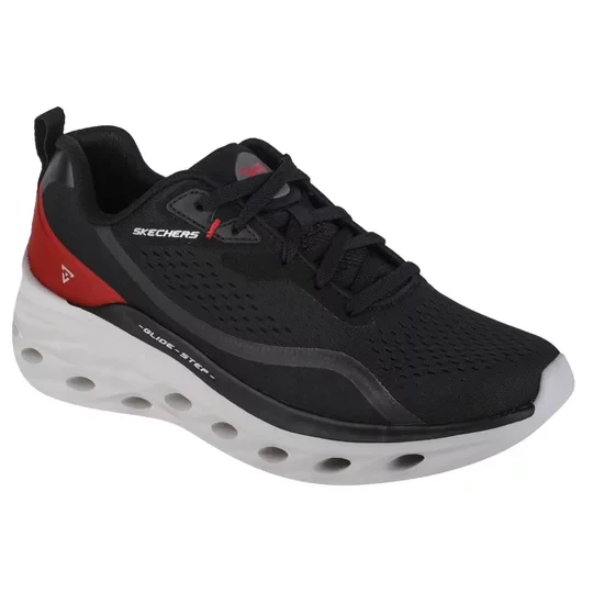 Zdjęcie produktu Skechers Glide Step Swift - Midio 232636-BKRD, Męskie, Czarne, buty do biegania, tkanina, rozmiar: 41