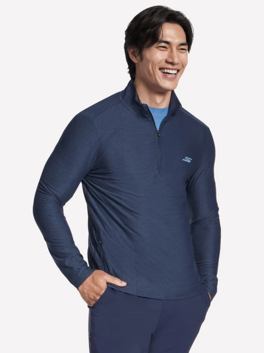 Zdjęcie produktu Skechers GO DRI All Day 1 / 4 Zip - Granatowy