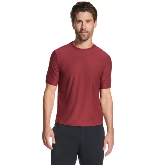 Zdjęcie produktu Skechers Go Dri All Day Tee TS107-CCRD, Męskie, Czerwone, t-shirty, poliester, rozmiar: L
