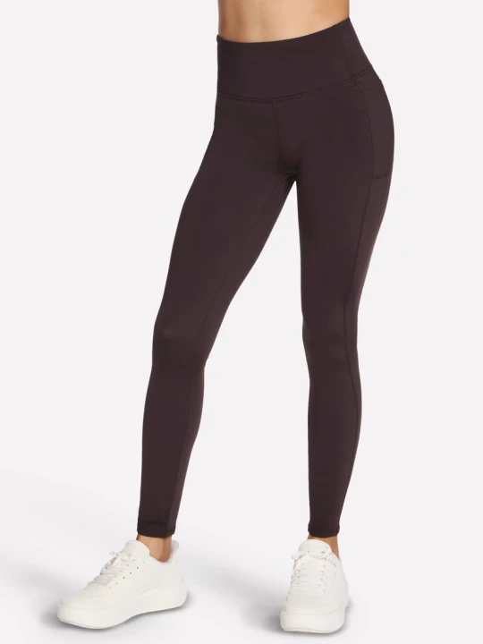 Zdjęcie produktu Skechers GO FLEX Full-Length High-Waisted Fleece legginsy - Brazowy