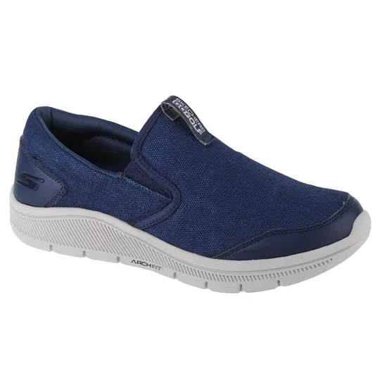 Zdjęcie produktu Skechers Go Golf Arch Fit Walk 214035-NVGY, Męskie, Granatowe, buty do golfa, tkanina, rozmiar: 42, 5