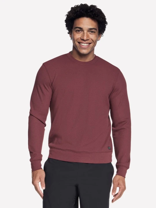 Zdjęcie produktu Skechers GO KNIT Waffle Ease Crew - Czekoladowy / Burgund