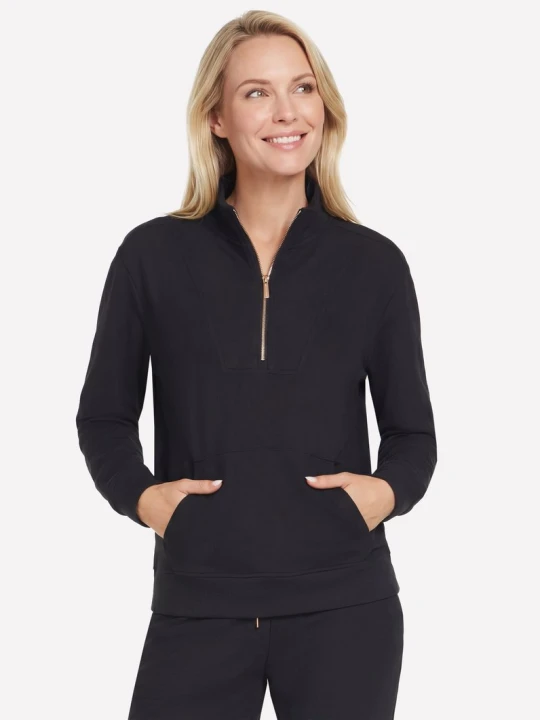 Zdjęcie produktu Skechers GO LUXE Rib 1/4 Zip - Czarny