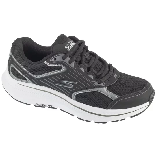 Zdjęcie produktu Skechers Go Run Consistent 2.0 - Advantage 128606-BKW, Damskie, Czarne, buty do biegania, tkanina, rozmiar: 36