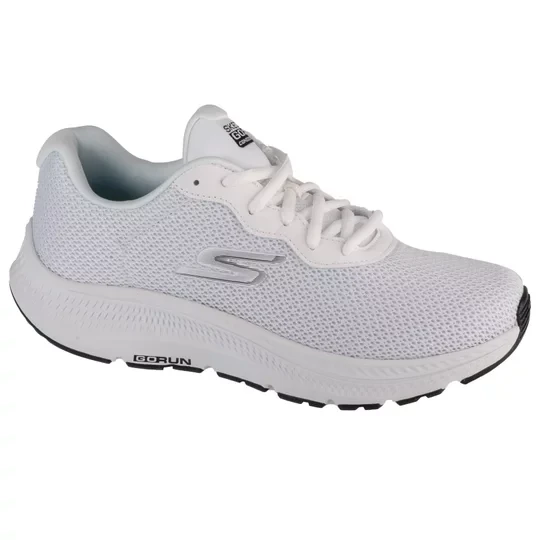 Zdjęcie produktu Skechers Go Run Consistent 2.0 - Engaged 128605-WBK, Damskie, Białe, buty do biegania, tkanina, rozmiar: 36