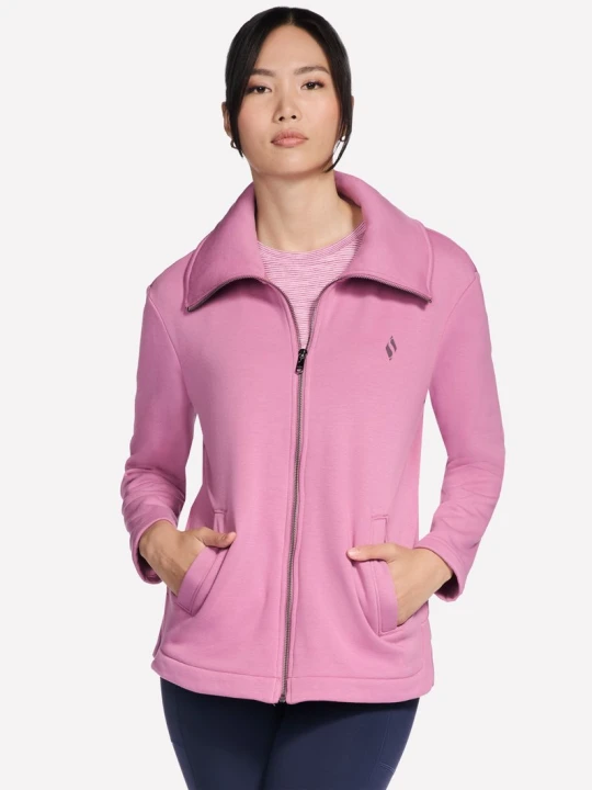 Zdjęcie produktu Skechers GO SNUGGLE Tunic Full Zip Kurtka - Rozany