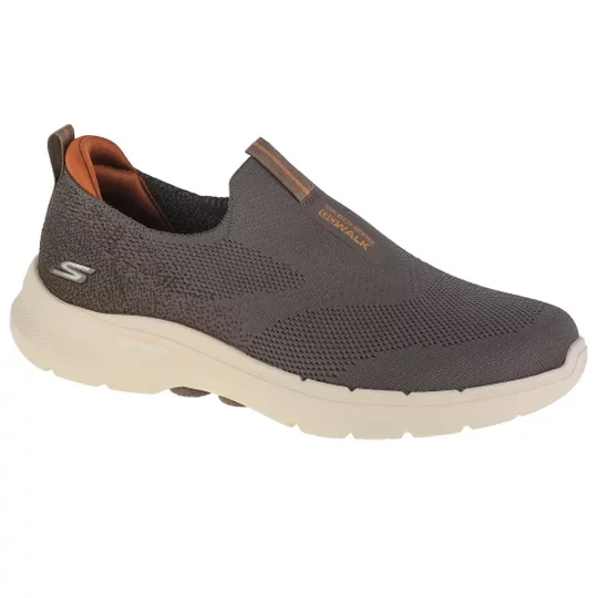 Zdjęcie produktu Skechers Go Walk 6 216202-TPE, Męskie, Brązowe, buty sneakers, tkanina, rozmiar: 46