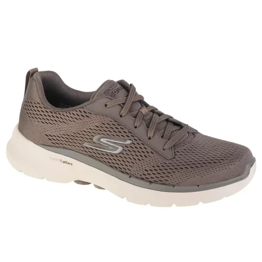 Zdjęcie produktu Skechers Go Walk 6 Avalo 216209-TPE, Męskie, Brązowe, buty sneakers, tkanina, rozmiar: 41