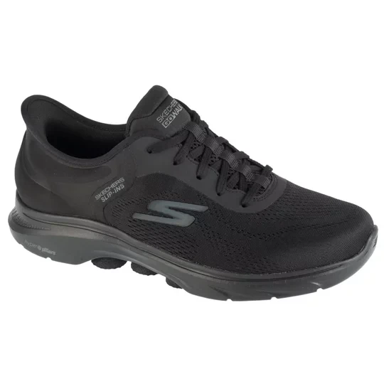 Zdjęcie produktu Skechers Go Walk 7 - Valin 216550-BBK, Męskie, Czarne, buty sneakers, tkanina, rozmiar: 44, 5