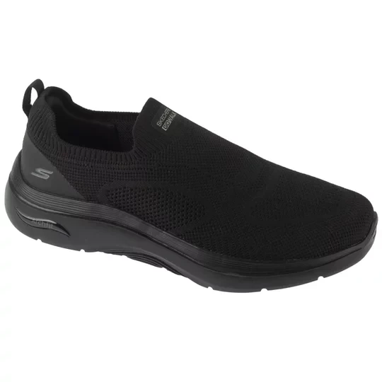 Zdjęcie produktu Skechers Go Walk Arch Fit 2.0 - Knitte 216517WW-BBK, Męskie, Czarne, buty sneakers, przewiewna siateczka, rozmiar: 39, 5