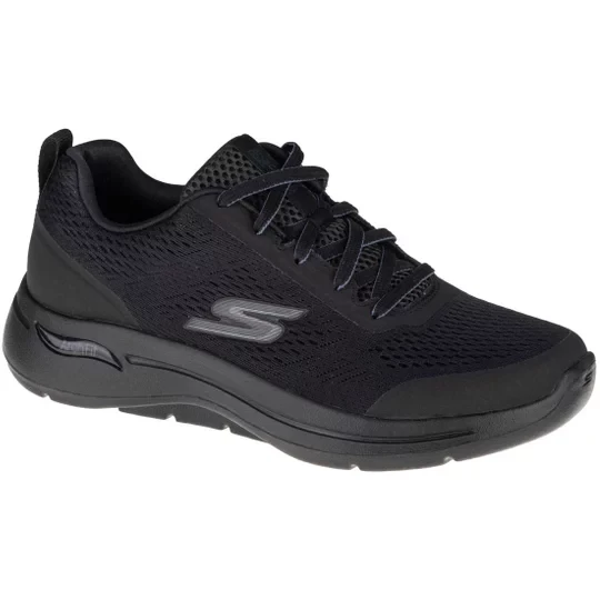 Zdjęcie produktu Skechers Go Walk Arch Fit 216116-BBK, Męskie, Czarne, buty sneakers, przewiewna siateczka, rozmiar: 41