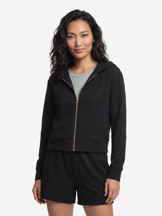Zdjęcie produktu Skechers GO WALK Everywhere Diamond Full Zip Kurtka - Czarny